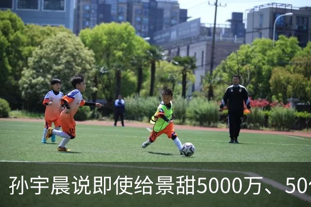 孙宇晨说即使给景甜5000万、50亿、500亿，她还是会离开