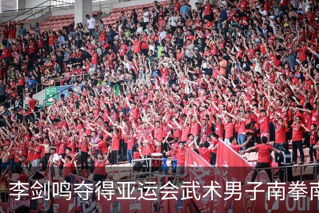 李剑鸣夺得亚运会武术男子南拳南棍金牌